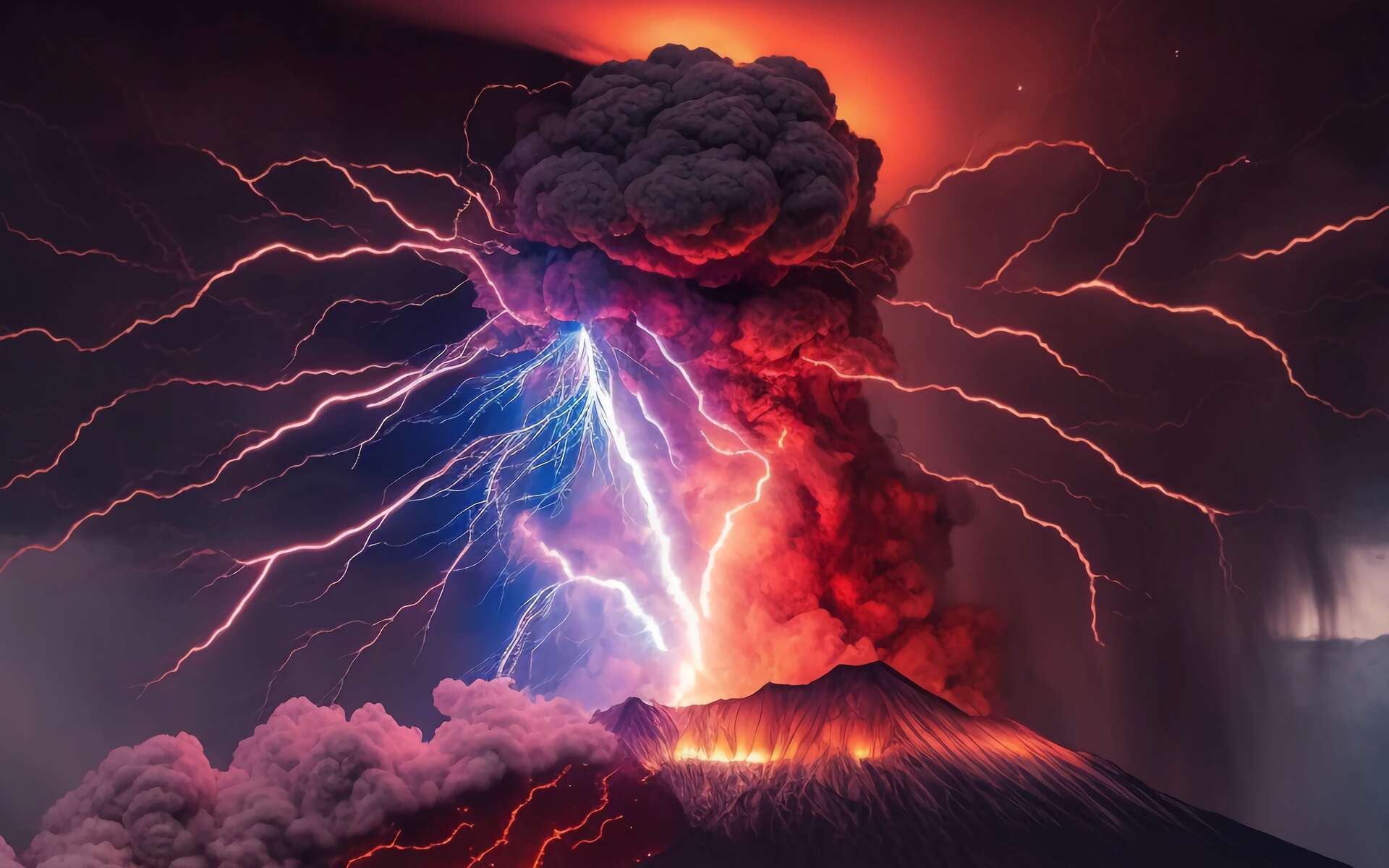 Ce volcan bat tous les records avec plus de 2 600 éclairs par minute durant son éruption explosive !