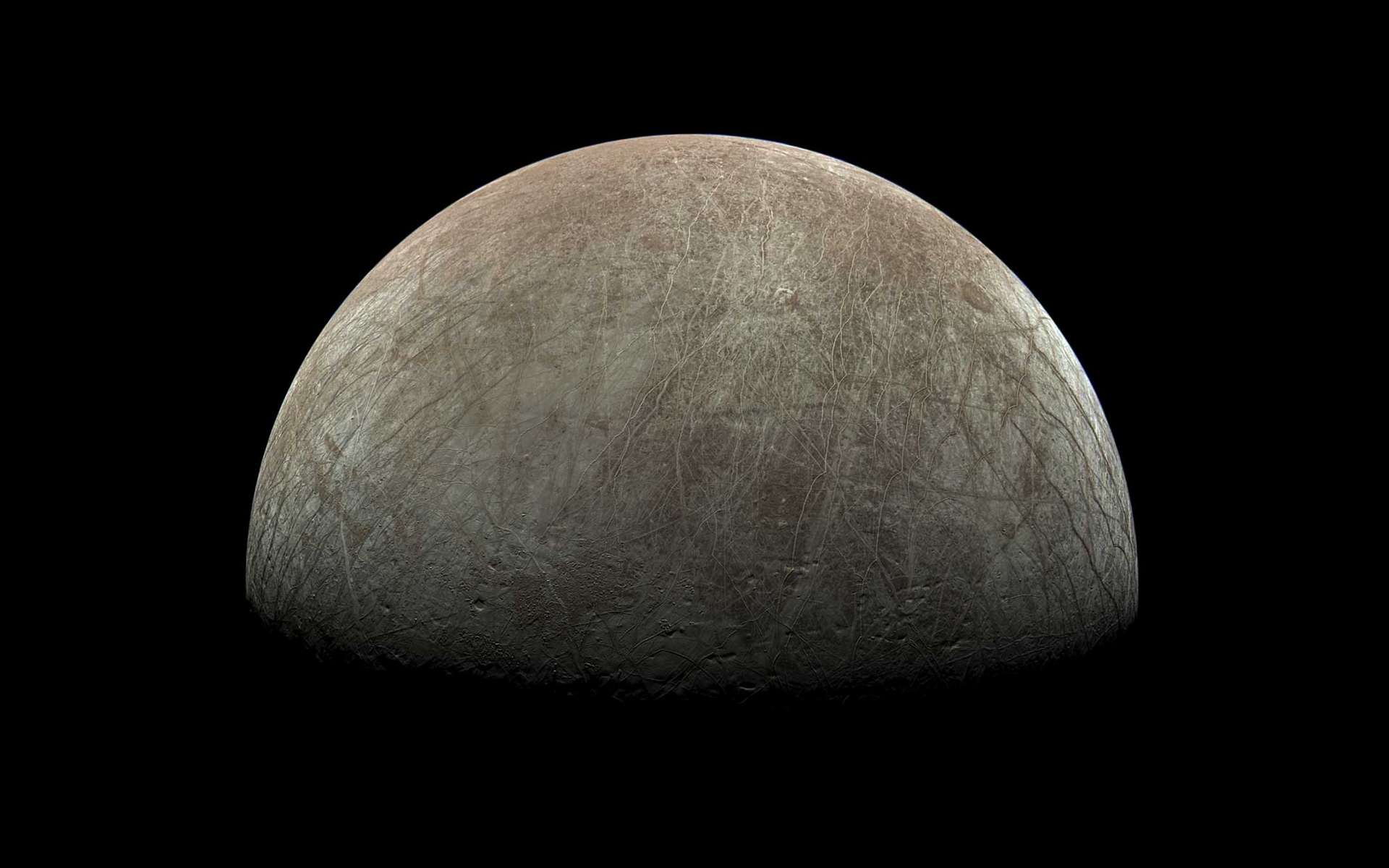 La Nasa dévoile une image très détaillée de la mystérieuse lune Europe