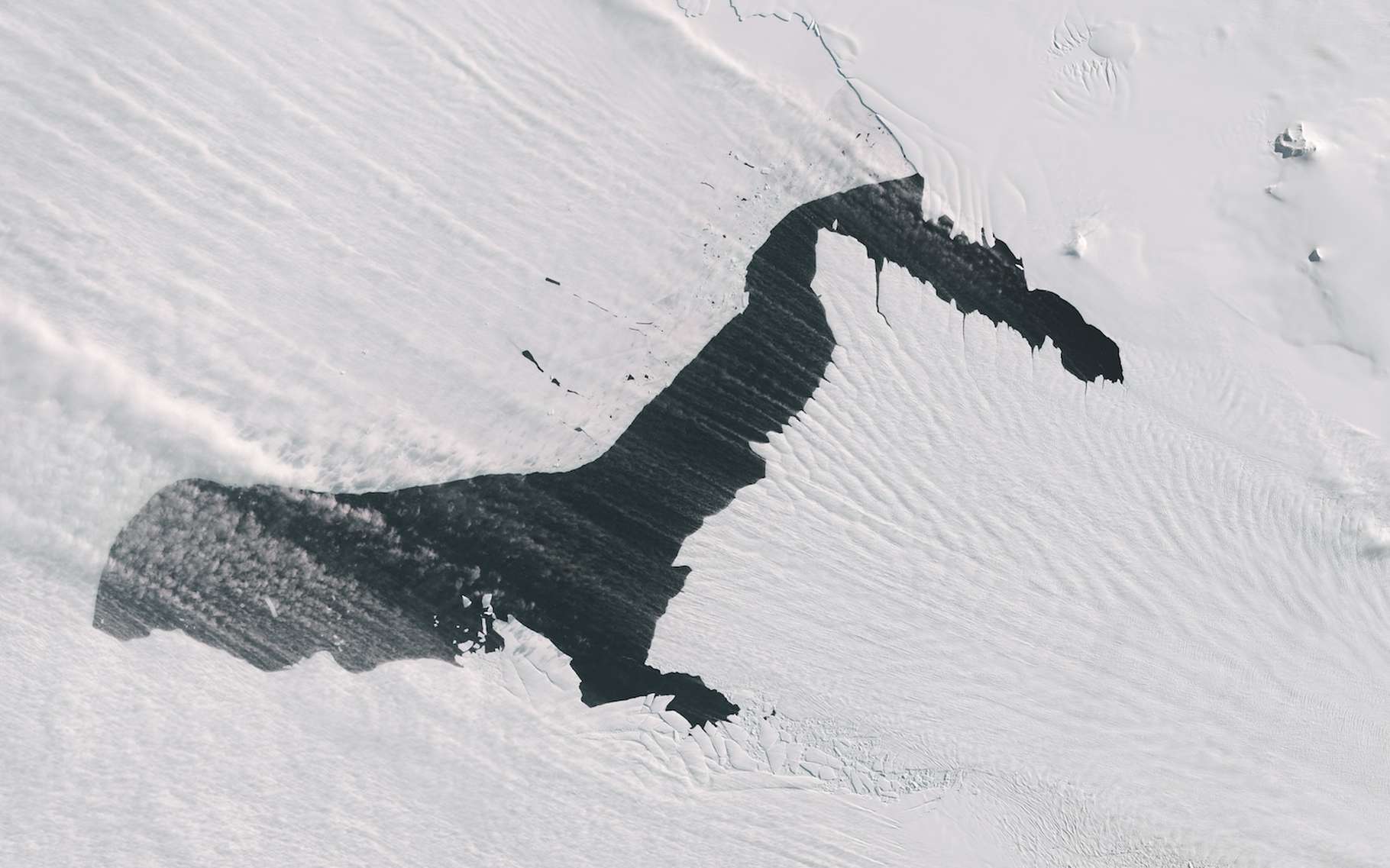 Un glacier en Antarctique a été aperçu en train de fumer !