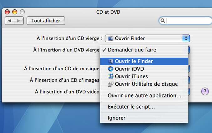 Comment graver un CD ou un DVD sans logiciel sur Mac 