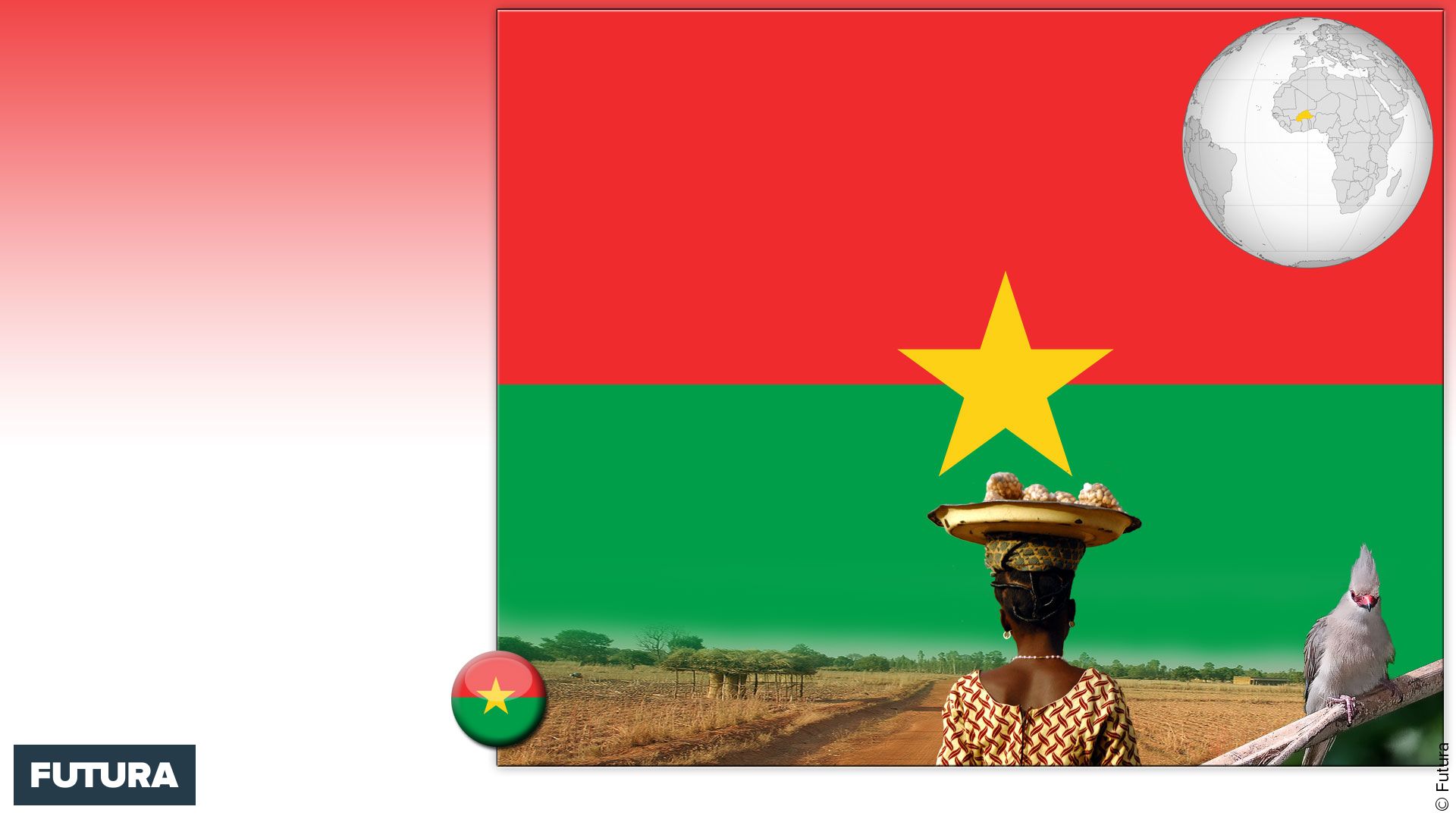 Drapeau : Burkina Faso - Fond d'écran et images gratuites