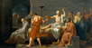 La Mort de Socrate est un tableau peint par Jacques-Louis David en 1787. Le philiosophe grec a été tué par empoisonnement par la grande ciguë. © Catherine Lorillard, DP