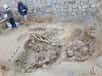 Une équipe d'archéologues polonais a mis la main sur le cimetière d'un site historique légendaire du Pérou : Pachacamac. Les chercheurs ont eu la surprise de déterrer 73 corps enveloppés dans des tissus, une momification sous forme de « paquetage ». Certaines momies se sont vues affublées d'inquiétants masques de bois.