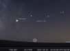 La Lune en rapprochement avec Antares