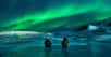 Pour se donner les meilleures chances d’observer des aurores boréales, mieux vaut se déplacer au-delà du cercle polaire. © Noel_Bauza, Pixabay, CC0 Creative Commons