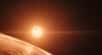Grâce à une nouvelle technique, une équipe d'astronomes a montré que deux planètes en orbite autour de l'étoile HD 3167 se trouvent sur des orbites perpendiculaires, celle de la planète interne étant proche du plan équatorial stellaire tandis que l'autre est sur une orbite quasi polaire. Ce résultat suggère qu'un compagnon massif reste à découvrir plus en extérieur.