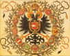 Armoiries du Saint Empire romain germanique, dans l'Armorial de Johann Siebmacher, paru en 1605. © Wikimedia Commons, domaine public