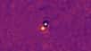 L'exoplanète HIP 65426b est ici imagée par le télescope spatial James-Webb.&nbsp;© Nasa, ESA, CSA, A Carter (UCSC), the ERS 1386 team, A. Pagan (STScI)