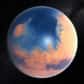 Cette impression d'artiste montre à quoi ressemblait Mars il y a environ 4 milliards d’années. La jeune Planète rouge aurait eu suffisamment d'eau pour couvrir toute sa surface d'une couche liquide d'environ 140 mètres de profondeur, mais il est plus probable que cette eau se serait accumulée pour former un océan occupant près de la moitié de l'hémisphère nord de Mars, atteignant dans certaines régions des profondeurs supérieures à 1,6 kilomètre. © ESO, M. Kornmesser, N. Risingerde