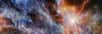 Cette image du télescope spatial James-Webb présente une région H II dans le Grand Nuage de Magellan (LMC), une galaxie satellite de notre Voie lactée. Cette nébuleuse, connue sous le nom de N79, est une région d’hydrogène atomique interstellaire ionisée, capturée ici par l’instrument Mid-InfraRed de Webb (Miri). © ESA, Webb, Nasa &amp; CSA, O. Nayak, M. Meixner