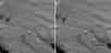 Le premier toucher de Philae sur sa comète a été photographié depuis la sonde Rosetta. On distingue l'atterrisseur quelques minutes avant qu'il ne vienne heurter le sol à quelques kilomètres à l'heure.