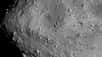 Détail de l'astéroïde Ryugu observé par la sonde Hayabusa-2. © Jaxa