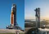 Alors que le Starship de SpaceX et le SLS de la Nasa, construit par Boeing, pourraient tous les deux réaliser leur premier vol au printemps, découvrons les similitudes et ce qui différencie ces deux lanceurs lourds qui promettent la Lune et Mars.