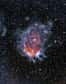 Réalisée dans le domaine des longueurs d’ondes submillimétriques, cette image révèle comment une bulle de gaz ionisé en expansion d’une dizaine d’années-lumière de diamètre peut indirectement engendrer de véritables pouponnières d’étoiles.