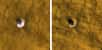 La camera de la sonde Mars Reconnaissance Orbiter (MRO) de la Nasa n’en finit pas de livrer des images impressionnantes. Dernièrement, les plus intéressantes sont celles de la glace fraîchement exposée par des impacts de météorites récentes.