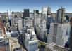 Des images en haute résolution permettent une balade en trois dimensions dans la ville de New York avec Google Earth...