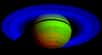 Saturne aurait un jour littéralement épluché un gros satellite, de la taille de Titan, le débarrassant de sa couverture de glace, laquelle se serait émiettée tout autour de la planète. Ainsi seraient nés les anneaux, tandis que le cœur rocheux du satellite aurait sombré dans la dense atmosphère de Saturne : c’est le scénario proposé par une astronome américaine.