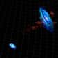 Des observations réalisées avec le Green Bank Telescope confirment l'existence d'un pont d'hydrogène gazeux entre la galaxie d'Andromède (M 31) et celle du Triangle (M 33).