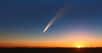 La comète 12P/Pons-Brooks – ici, une comète pour illustration –, connue aussi sous le nom de comète du diable, fait de nouveau parler d’elle en exhibant une étonnante anti-queue pointée vers le Soleil. © Aksana, Adobe Stock