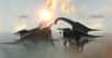 Les dinosaures déclinaient-ils déjà lorsque l'astéroïde du Chicxulub s'est écrasé sur la Terre il y a 66 millions d'années ? Le débat fait rage dans la communauté scientifique. Si de nombreuses études penchent pour le oui, une nouvelle contredit cette idée, en se basant sur la modélisation des réseaux trophiques de la fin du Crétacé.