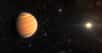 Des chercheurs viennent de découvrir une exoplanète, TIC 241 249 530 b – ici en vue d’artiste –, dont l’orbite est incroyablement excentrique. © NOIRLab, NSF, AURA, J. da Silva