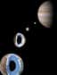 Deux des lunes de Jupiter, Ganymède et Callisto, ont presque la même taille. Elles devraient donc avoir eu des évolutions similaires et présenter des structures voisines. Or ce n'est pas du tout le cas. Selon deux chercheurs du Southwest Research Institute, la solution de cette énigme réside dans le Grand bombardement tardif.