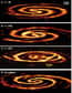 La structure du disque d'Andromède (ou Messier 31) la plus grosse galaxie spirale du Groupe Local , a toujours été un mystère : la carte du gaz interstellaire est dominée par un grand anneau, qui semble se superposer à des morceaux de spirale. La découverte par le satellite infrarouge Spitzer d'un deuxième anneau au centre de la galaxie a permis à une équipe internationale de chercheurs impliquant le Laboratoire d'étude du rayonnement et de la matière en astrophysique (LERMA, CNRS, Observatoire de Paris), de proposer une solution au problème grâce à la simulation numérique. Ainsi, les deux anneaux seraient des ondes de densité se propageant à partir du centre, issues de l'impact d'une petite galaxie compagnon qui aurait traversé le disque d'Andromède.