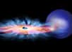 Des astronomes ont pu mesurer - presque - directement la vitesse de rotation d'un trou noir. Avec 83 % de la valeur limite, ce trou noir pourtant banal étonne un peu. C'est surtout la première fois que l'on approche d'aussi près les caractéristiques d'un tel astre.