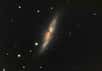 La turbulente galaxie du Cigare, alias Messier 82, vient de faire l'objet d'un très beau portrait réalisé par un membre de notre forum d'astronomie.