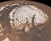 Des chercheurs américains viennent de présenter les résultats d'une étude de la calotte polaire martienne menée par MRO (pour Mars Reconnaissance Orbiter). On y apprend que l'action éolienne est à l'origine de l'aspect particulier de cette calotte.