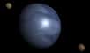 Plus proche probablement d'une exovénus et ressemblant peut-être à une planète océan, GJ 1132b est une petite superterre qui possède une atmosphère, comme l'ont montré de récentes observations. C'est une première pour une planète rocheuse de cette taille.