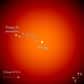 RY Sgr est une étoile variable de magnitude visuelle maximale de 6,5 située dans la couronne boréale à environ 6000 années-lumière de nous. La détection, puis l'analyse spectrographique d'un nuage de gaz en développement pourrait nous faire mieux connaître les processus de ce type d'astre si particulier et étrange.