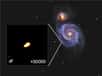 En juin 2011, l’explosion d’une supernova était observée dans la galaxie du Tourbillon, la célèbre M 51. Ce fut l’occasion pour le VLBI de fournir l’image radio à haute résolution la plus jeune pour une supernova, en l’occurrence SN2011dh. Les observations viennent d'être présentées.