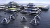 Le cabinet d'architecture italien Lazzarini a imaginé un concept de ville flottante en tirant son inspiration des pyramides mayas et des temples japonais. Il espère le faire aboutir dès 2020.