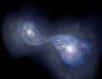 En faisant équipe avec Hubble, Alma a identifié la plus lointaine et la plus ancienne fusion de galaxies connue à ce jour. Nommée B14-65666, elle se trouvait à 13 milliards d'années dans la constellation du Sextant.