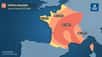 Après l'épisode de canicule précoce de fin juin, les fortes chaleurs sont de retour dès lundi prochain, avec des températures maximales allant de 35 à 40 °C pour toute une partie de la France allant du Sud-Ouest au Centre-Est, selon les prévisions de Météo-France. © Météo-France