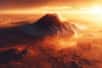 L'élévation sur le bord du cratère Jezero serait un ancien volcan. © julija, Adobe Stock