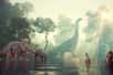 La fascination des humains pour les dinosaures géants ne cesse de grandir, mais pourquoi nos mammifères modernes semblent-ils si minuscules en comparaison ? Les titanesques sauropodes pouvaient atteindre plus de 20 mètres de haut et peser jusqu'à 80 tonnes, tandis que nos plus grands mammifères terrestres actuels culminent à peine à 5 mètres. Cette disparité de taille, loin d'être anodine, s'explique par des différences fondamentales d'anatomie, de physiologie et d'écologie.