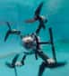 Le Mirs-X est un drone qui peut voler comme un quadricoptère mais aussi fonctionner sous l'eau. Il est autonome et pourrait servir à des opérations de recherche et de sauvetage.