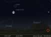 La Lune en rapprochement avec l'astéroïde Juno