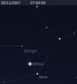 La planète Vénus est en conjonction avec l'étoile Spica