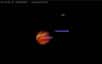 Les satellites Ganymède et Io disparaissent dans l'ombre de Jupiter