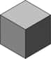 Cube en perspective isométrique. © Christophe Dang Ngoc Chan, Wikipédia DP