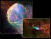 Rémanent de supernova observé par le satellite Chandra-X-ray. © Chandra X-ray / Nasa / CXC, B. Gaensler et al.