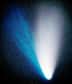 La comète C/1995 O1 (Hale-Bopp) présente une période orbitale dépassant les 2.500 ans, c'est donc une comète à longue période. Elle se serait formée dans la ceinture de Kuiper, avant de migrer vers le nuage d’Oort. © Herman Mikuz, B. Kambic, &#268;rni Vhr Observatory