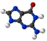 La guanine est une base azotée purique. © Wikimedia, domaine public