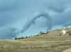 Un impressionnant nuage vortex en forme de fer à cheval photographié au Montana (USA) en novembre 2021. © Sarah Tabor