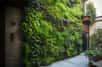 Outre son aspect esthétique indéniable, l'installation d'un mur végétal extérieur présente quelques avantages. © Miguel, Adobe Stock