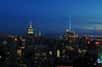 Le ciel de New York a été illuminé de flashs bleu fluo suite à l'explosion de transformateurs dans une sous-station électrique du Queens, dans la nuit du 27 décembre. © DP