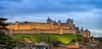 La cité médiévale de Carcassonne en Occitanie — anciennement Languedoc-Roussillon (France) — est classée au patrimoine mondial de l'Unesco depuis 1997. Datant de la période gallo-romaine, son enceinte et ses cinquante-deux tours sont particulièrement connus.